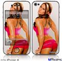 iPhone 4 Decal Style Vinyl Skin - Kasie Rae - Express Yourself (DOES NOT fit newer iPhone 4S)