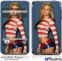 iPod Touch 2G & 3G Skin - Kasie Rae - Red White and Blue