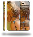 Kasie Rae Blue Bikini Back - Decal Style Vinyl Skin (fits Apple Original iPhone 5, NOT the iPhone 5C or 5S)