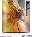 Sony PS3 Skin - Kasie Rae Blue Bikini Back