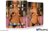 iPad Skin - Kasie Rae Black Bikini Thong Front