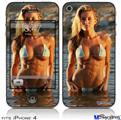 iPhone 4 Decal Style Vinyl Skin - Kasie Rae Bikini 02 (DOES NOT fit newer iPhone 4S)