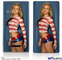 Zune HD Skin - Kasie Rae - Red White and Blue