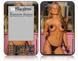 Kasie Rae Black Bikini Thong Front - Decal Style Skin fits Amazon Kindle 3 Keyboard (with 6 inch display)