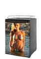 Kegerator Skin - Kasie Rae Bikini 02 (fits medium sized dorm fridge and kegerators)