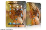 iPad Skin - Kasie Rae Blue Bikini Back (fits iPad2 and iPad3)