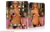 iPad Skin - Kasie Rae Black Bikini Thong Front (fits iPad2 and iPad3)