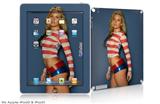 iPad Skin - Kasie Rae - Red White and Blue (fits iPad2 and iPad3)