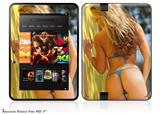 Kasie Rae Blue Bikini Back Decal Style Skin fits 2012 Amazon Kindle Fire HD 7 inch