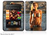 Kasie Rae Bikini 02 Decal Style Skin fits 2012 Amazon Kindle Fire HD 7 inch
