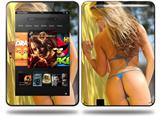 Kasie Rae Blue Bikini Back Decal Style Skin fits Amazon Kindle Fire HD 8.9 inch