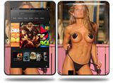 Kasie Rae Black Bikini Thong Front Decal Style Skin fits Amazon Kindle Fire HD 8.9 inch