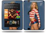 Kasie Rae - Red White and Blue Decal Style Skin fits Amazon Kindle Fire HD 8.9 inch