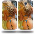 Kasie Rae Blue Bikini Back - Decal Style Skin (fits Samsung Galaxy S IV S4)