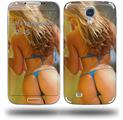 Kasie Rae Blue Bikini Back - Decal Style Skin (fits Samsung Galaxy S IV S4)